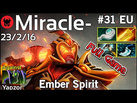 Miracle- [Liquid] plays Ember Spirit!!! Dota 2 Full Game 7.21