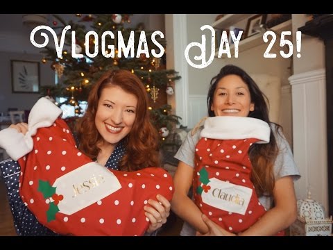 Christmas Day! Opening Our Stockings / Vlogmas Day 25 Video