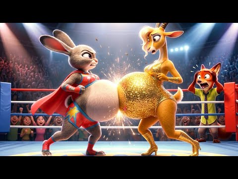 PREGNANT WWE REMATCH! 🥊 Judy’s REVENGE on Gazelle?! (Ending Goes Wrong
