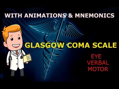 GLASGOW COMA SCALE (GCS) made easy (with ANIMATIONS & MNEMONICS)!!