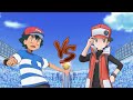 Pokemon Battle Alola Ash Vs Red Pokemon Alola League