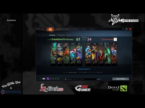 [EN] LeftOneTV vs Clavis Aurea| BO1 | ProDota Cup EU| w/@DSwordfish