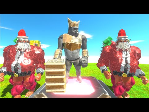 HOW MANY GHOR TO DEFEAT 15 SANTA CLAUS ? + BONUS PRIMATES - ANIMAL REVOLT BATTLE SIMULATOR