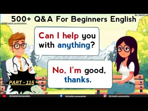 500+ questions and answers conversation practice / learn english conversation / PART - 115 )