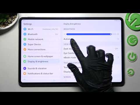 How to Manage Auto Brightness in HUAWEI MatePad Pro 12.6 – Automatic Screen Brightness