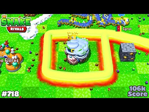 Snake Rivals || LEPRECHAUN Snake - Snake Gameplay - 106k Score | The BeastGaming840