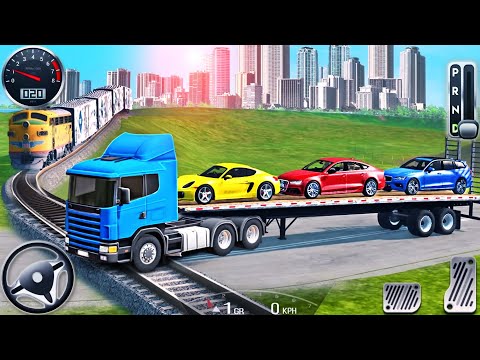 Cars Transporter Truck Driving Simulator - Cargo Transport Multistory Vehicle - Android GamePlay