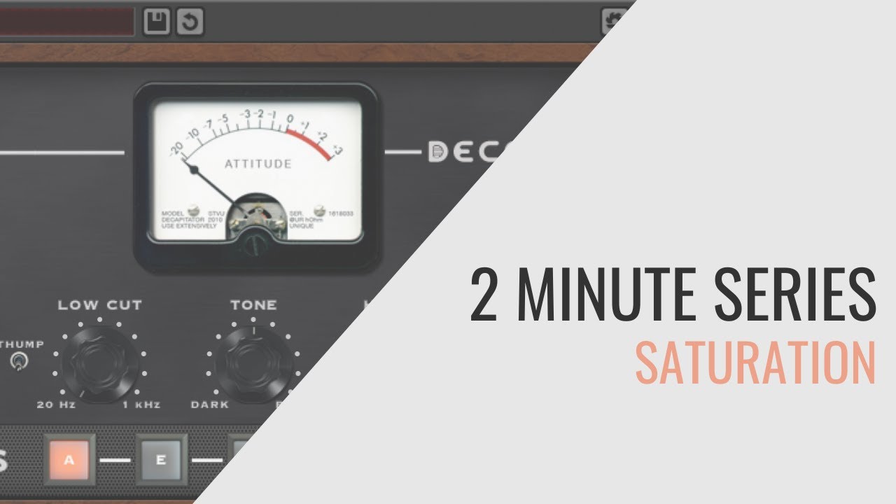 The Power of Saturation Plugins