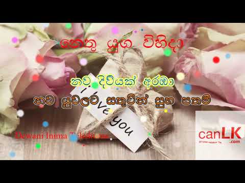 Nethu Yuga Vihida Karaoke (නෙතු යුග විහිදා) (Without voice) Deweni Inima | Sangeethe Teledrama