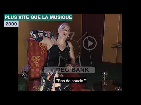 Extrait archives M6 Video Bank // Interview de P!nk (Plus Vite que la Musique - 2000)