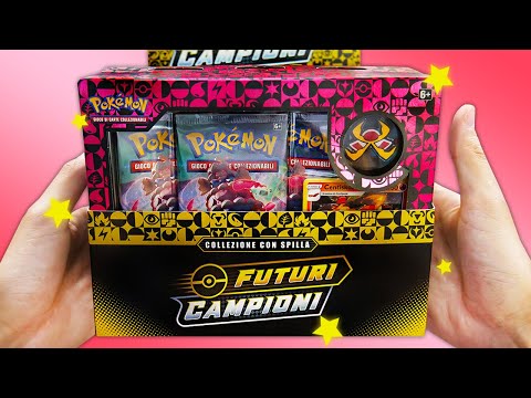 APRO LA COLLEZIONE DI CENTISKORCH FUTURI CAMPIONI - Pokemon TCG Collezione Spilla di Steamington