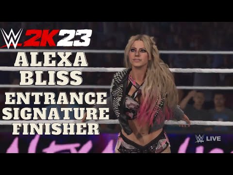 WWE 2K23 - Alexa Bliss (Entrance, Signature, Finisher)