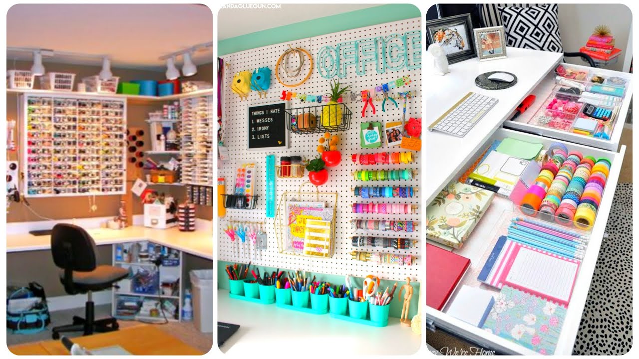 Craft Room Storage Ideas to Stay Organized | Craft Organization Ideas | Craft Closet Organizer