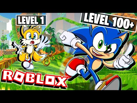 Sonic Speed Simulator! SLOW to FAST 🔵💨- Sonic & Tails Play ROBLOX