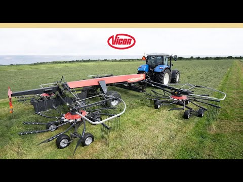 Vicon Andex 1304 - ProLine four-rotor rake with 10.0-12.5m working width (EN)