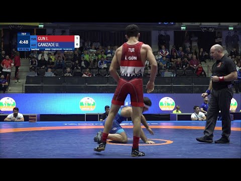 1/2 GR - 72 kg: I. GUN (TUR) v. U. GANIZADE (AZE)
