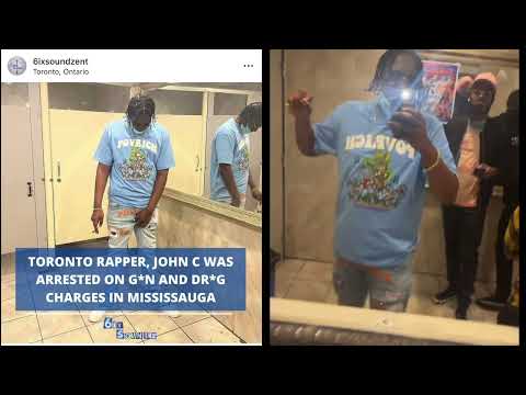 Toronto rapper Johnc7120 arrested for guns and drugs in Mississauga