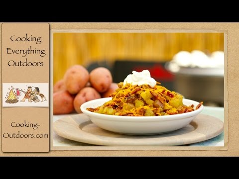 Loaded Dutch Oven Potatoes Recipe | Dutch oven cooking
