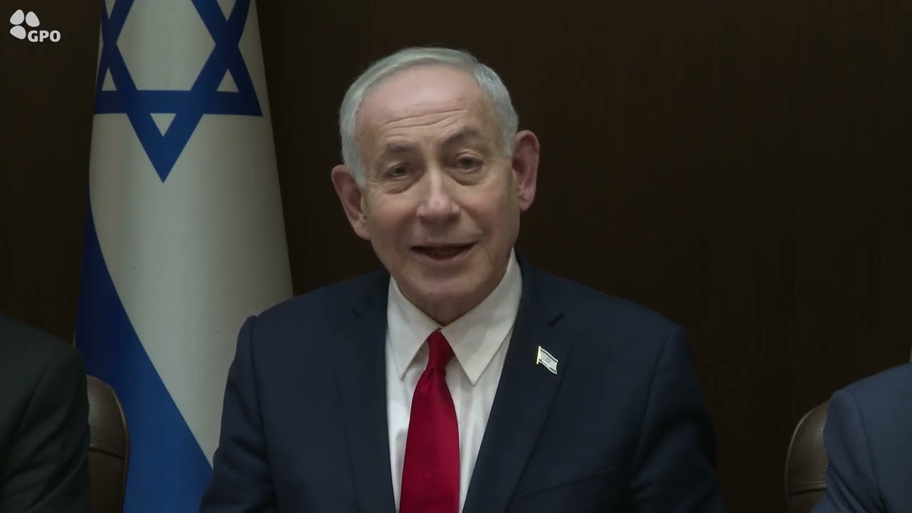 דברי ראש הממשלה בנימין נתניהו בפתח הקבינט המדיני-ביטחוני