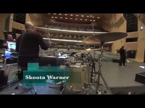 TAMA Sound Check on Stage_Skoota Warner@ Nagoya Century Hall (Cyndi Lauper Japan Tour 2015)