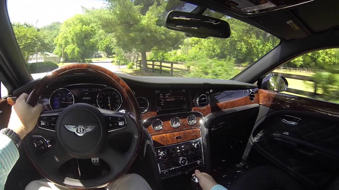 2016 Bentley Mulsanne Speed POV Test Drive