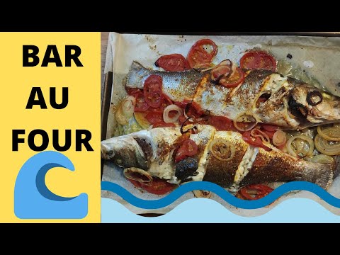 Bar au four facile et rapido cousin !