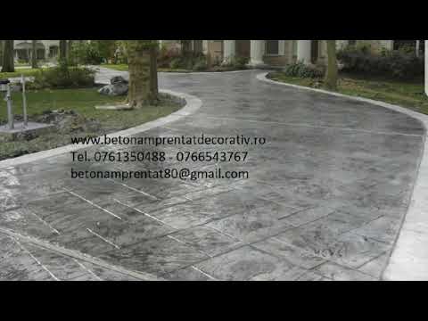 Beton Amprentat Câmpeni -  Bacău  Tel.0761350488 -0766543767