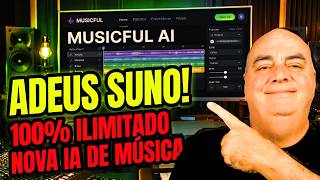 LARGUEI O SUNO! Conheça a Musicful AI: Som Profissional e Downloads Sem Limites 🎵🔥