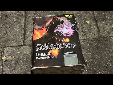 NICO Schlachtross 16 Schuss premium Batterie F3 50mm 640g NEM Nice 😳🤩
