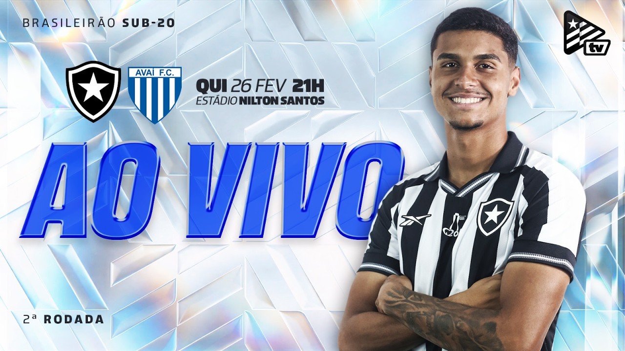 Assista AO VIVO: Botafogo recebe o Avaí pelo Campeonato Brasileiro Sub-20