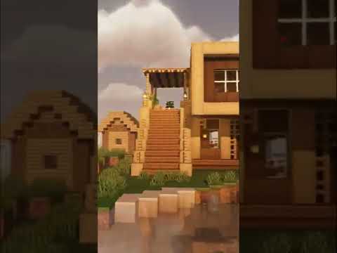 Insane Wooden House Build! MineLand #minecraft