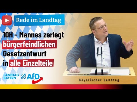 SPD will 10H-Regel abschaffen: Mannes zerlegt bürgerfeindlichen Gesetzentwurf in alle Einzelteile