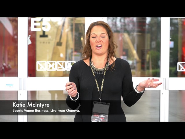 Sports Venue Business Founder & CEO Katie McIntyre reports ‘live’ from ISC 2016