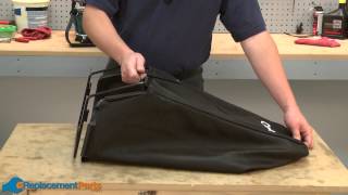 How to Replace the Grass Bag on a Troy-Bilt TB130 Lawn Mower (Part # 964-04117A)