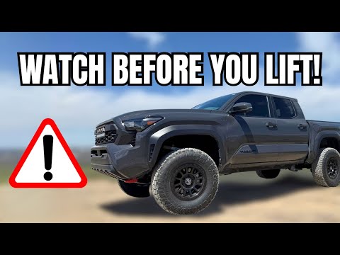 Lifting your Toyota Tacoma? — Watch this First!