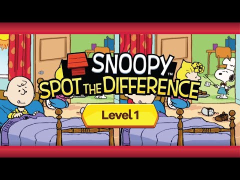 Snoopy Spot the Difference | Episode 1 | Level 1 | Normal