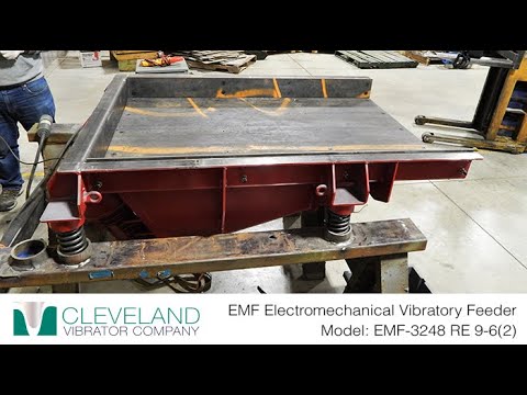 Electromechanical Vibratory Feeder for Scrap Metal - Cleveland Vibrator Co.