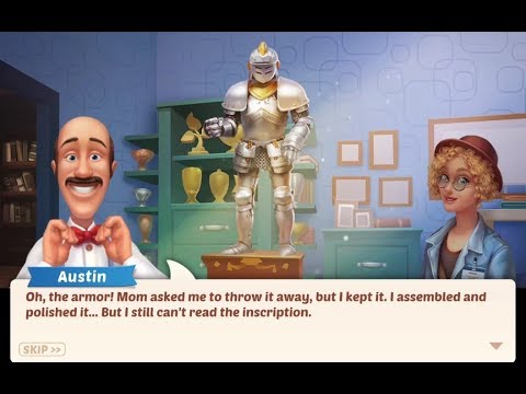 HOMESCAPES STORY WALKTHROUGH - LIVING ROOM - DAY 4 COMPLETED