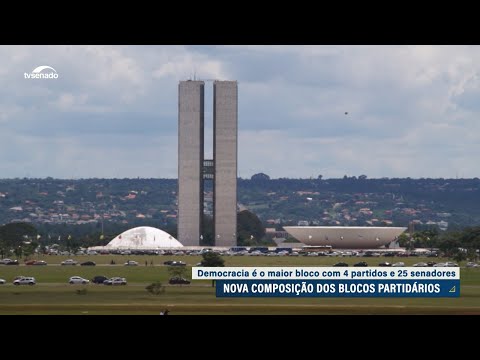 Como ficou a nova composição dos blocos partidários do Senado