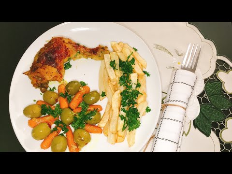 How to make 🇩🇿tajine zitoun (Algerian 🇩🇿recipe)best dinner for your holidaysطاجين الزيتون