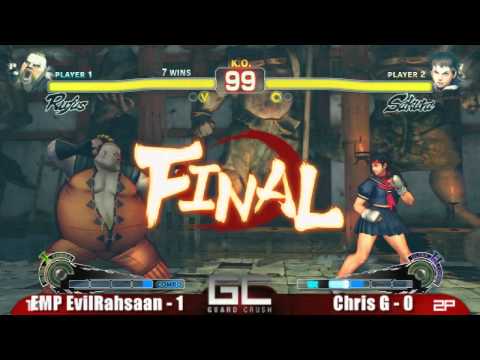 EMP EvilRahsaan vs Chris G Guard Crush 12 SSF4 Singles