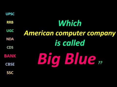 YouTube video about: Which american computer company is called big blue?