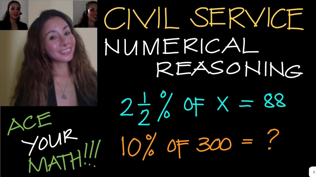 CIVIL SERVICE:  NUMERICAL REASONING REVIEW:  Practice Test  || Jane Maciejewski