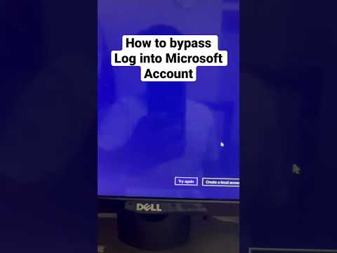 How to bypass sign into Microsoft account #shorts