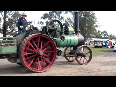 Steam  Tractor Visits Caravan Park