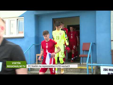VSETÍN: FC Vsetín na reprezentaci U18 nestačil