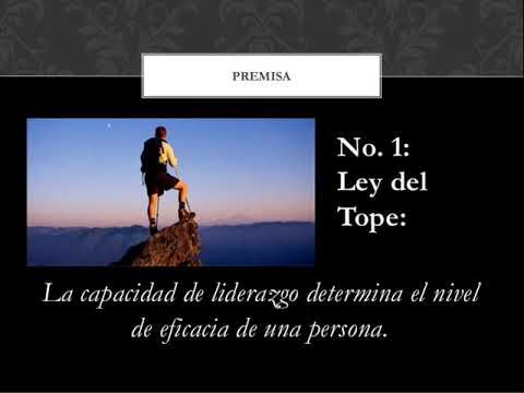 , title : 'Leyes del liderazgo - 1. Ley del Tope'