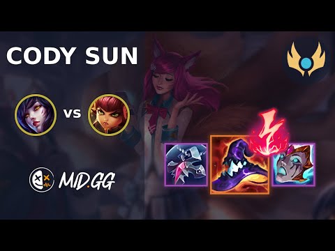 MID.GG: [ Cody Sun ] Ahri MID vs Annie | NA CHALLENGER | LOL Season 2025