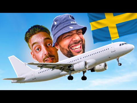 IK VLOOG MET MIJN BROER NAAR ZWEDEN..🇸🇪✈️