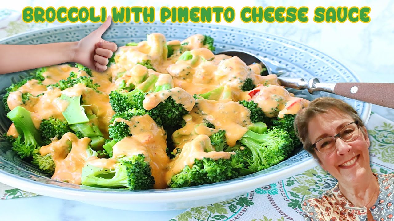 How I make a Quick Broccoli with Pimento Cheese Sauce